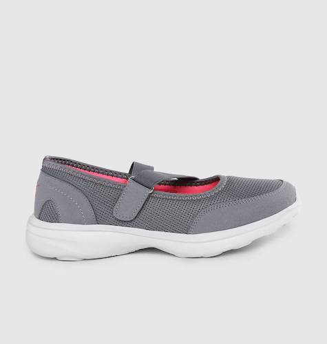 Women Charcoal Grey Knitted Sneakers